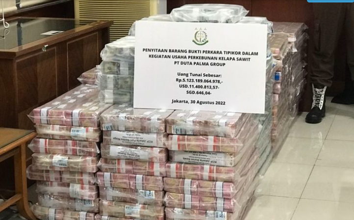 Ini Penampakan Uang Rp5,1 Triliun yang Disita Kejagung dari Surya Darmadi